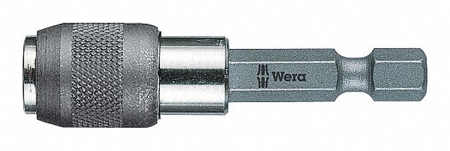 BIT ADAPTER, QUICK-RELEASE, MAGNETIC, 1/4 IN HEX SHANK, 52 MM LENGTH