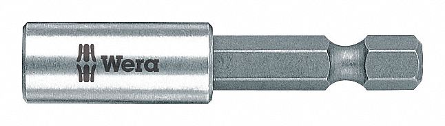 BIT ADAPTER, MAGNETIC, 1/4 IN HEX SHANK, 60 MM LENGTH