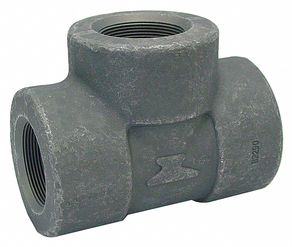 ANVIL Tee, FNPT, 1/2 in Pipe Size Pipe Fitting 14J7340361224801
