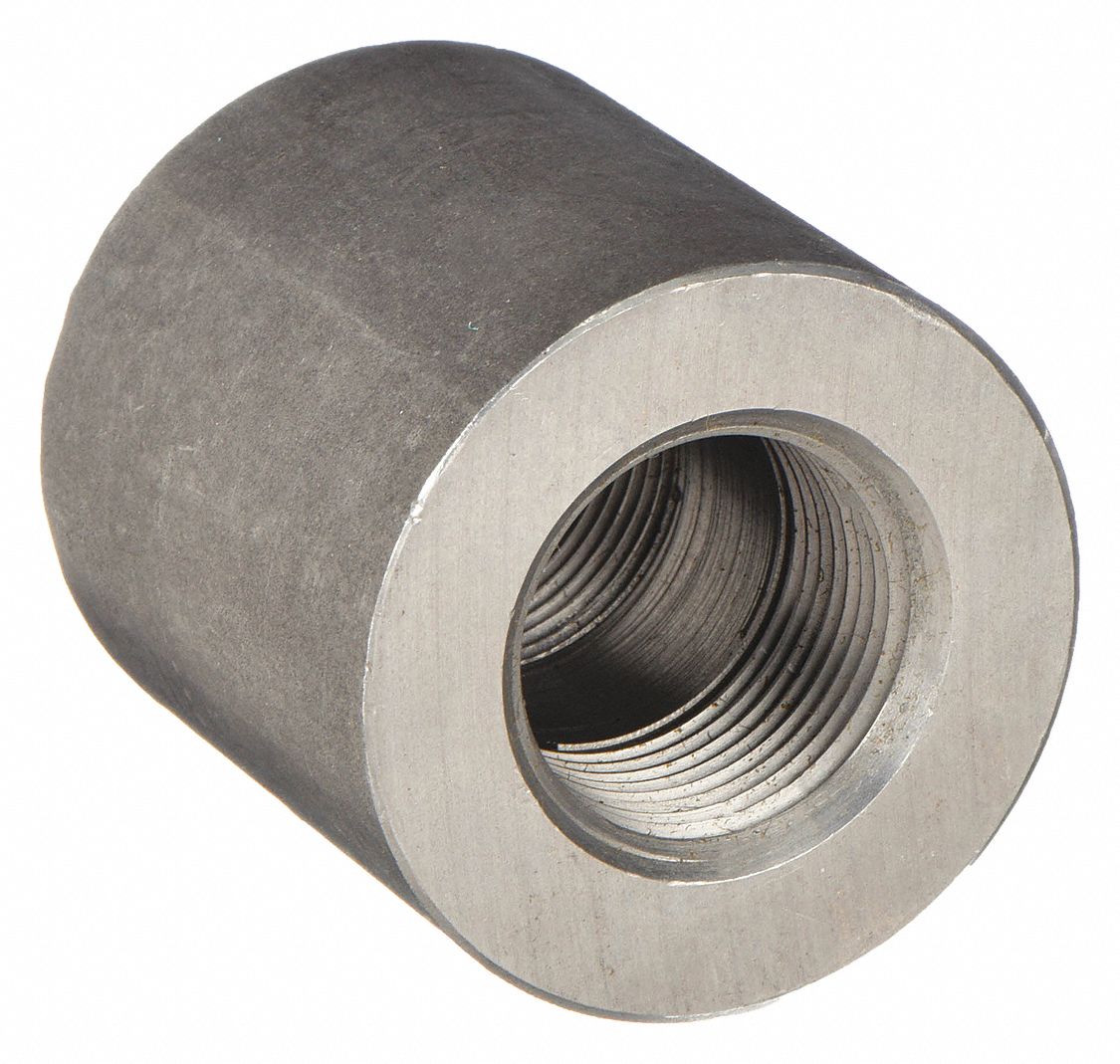 COUPLING: FORGED STEEL, ½ IN X ½ IN FITTING, FEMALE NPT X FEMALE NPT, CLASS 6000