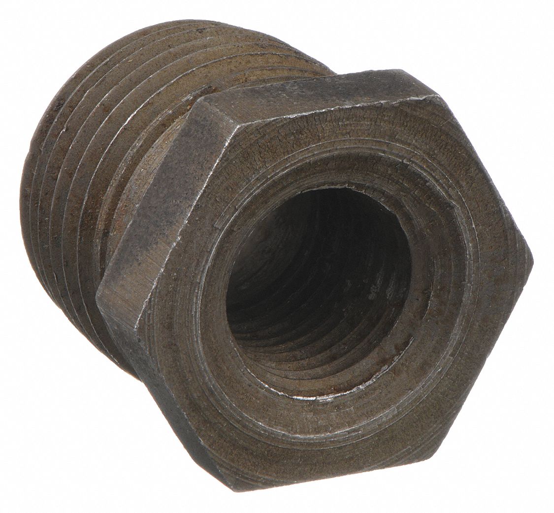 HEX BUSHING: FORGED STEEL, 2 IN X 1½ IN FITTING, MALE NPT X FEMALE NPT, CLASS 6000