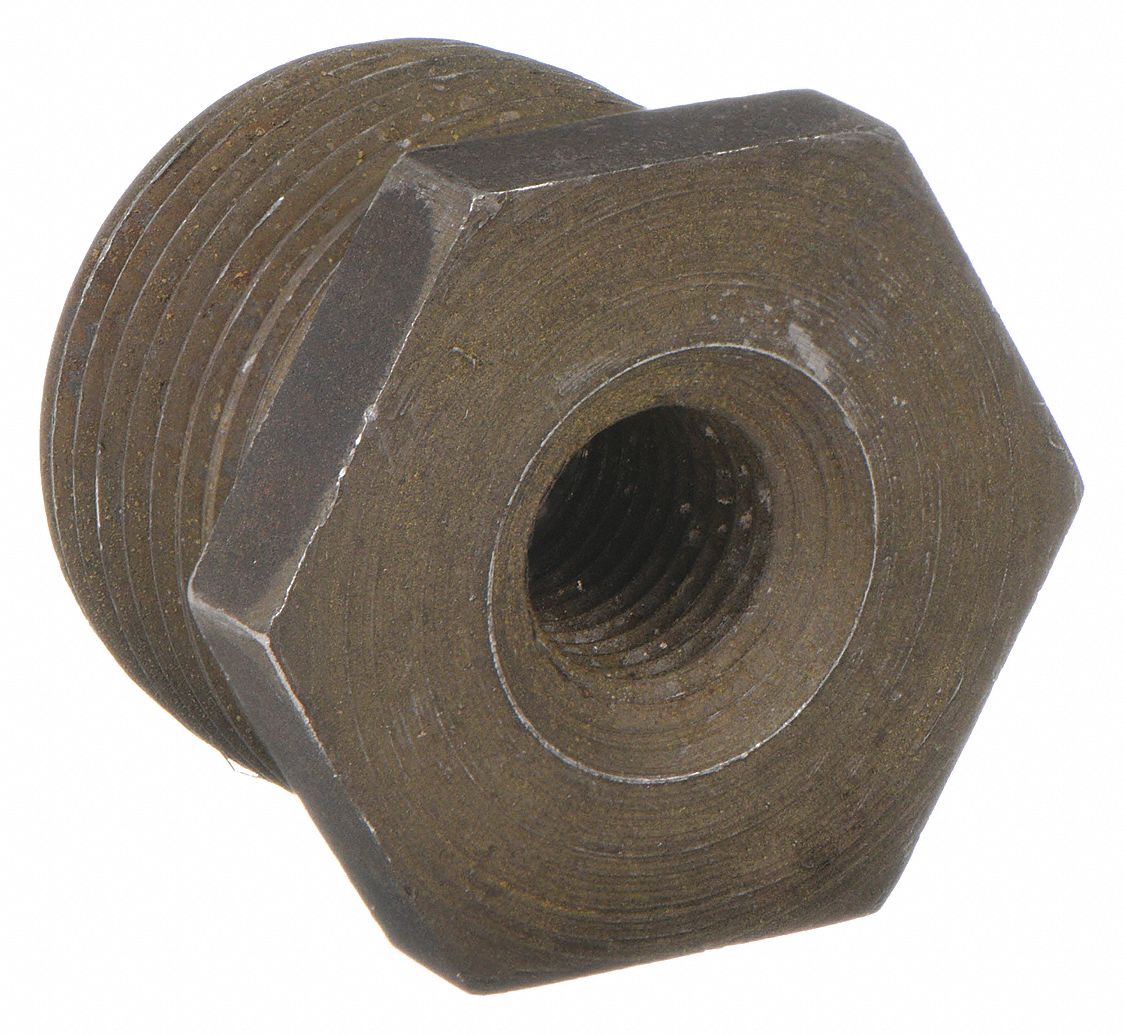 HEX BUSHING: FORGED STEEL, 1 IN X ¼ IN FITTING, MALE NPT X FEMALE NPT, CLASS 6000