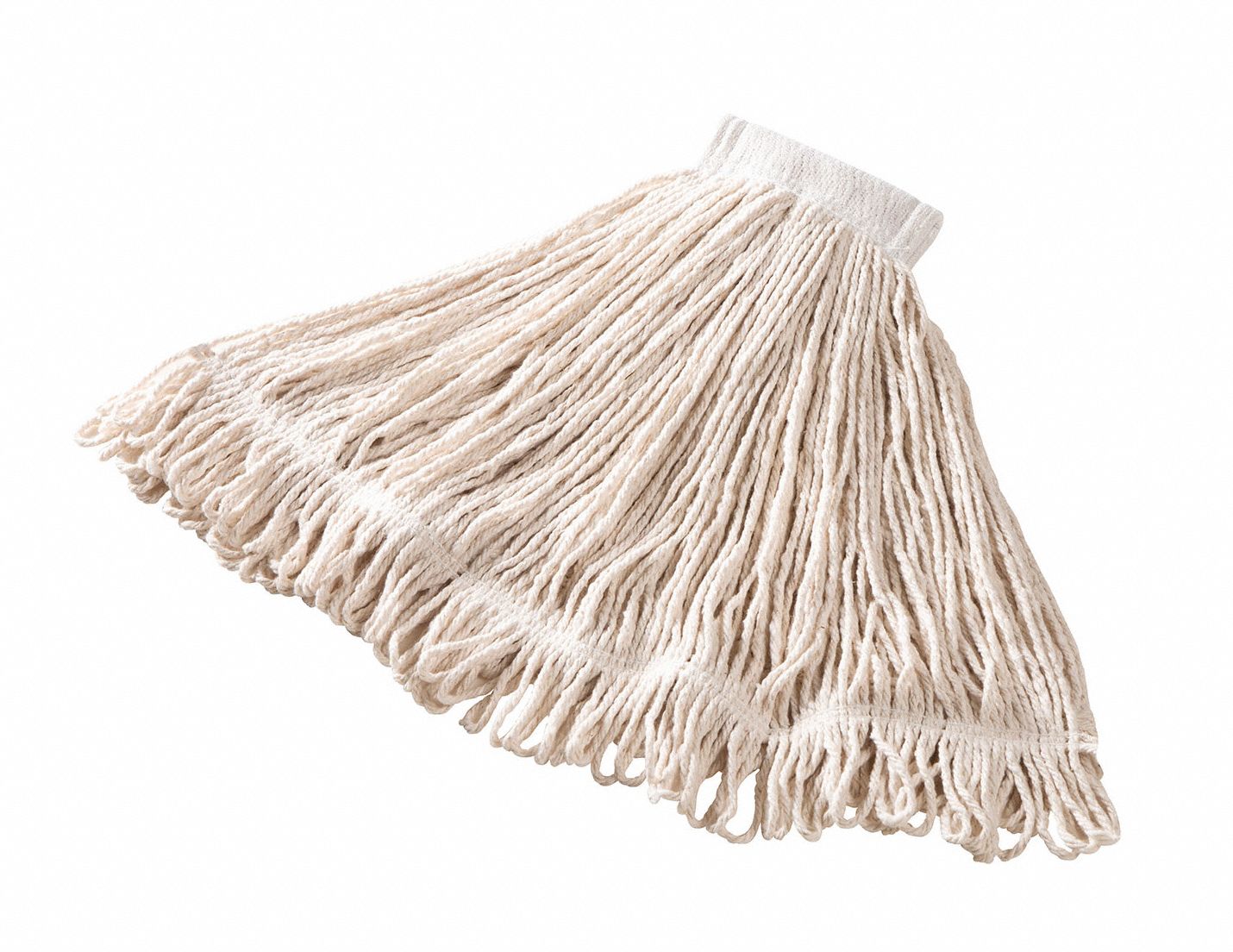 WET MOP,WHITE,COTTON,PK6