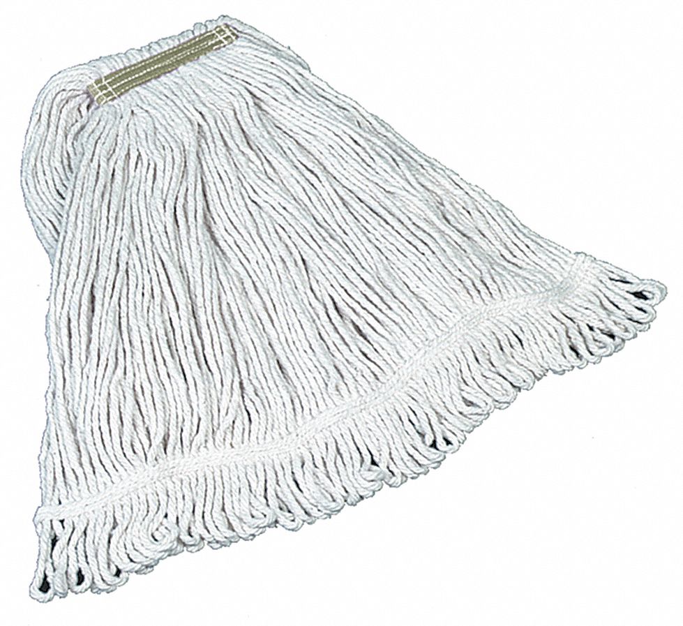 STRING WET MOP,16 OZ., COTTON,PK6