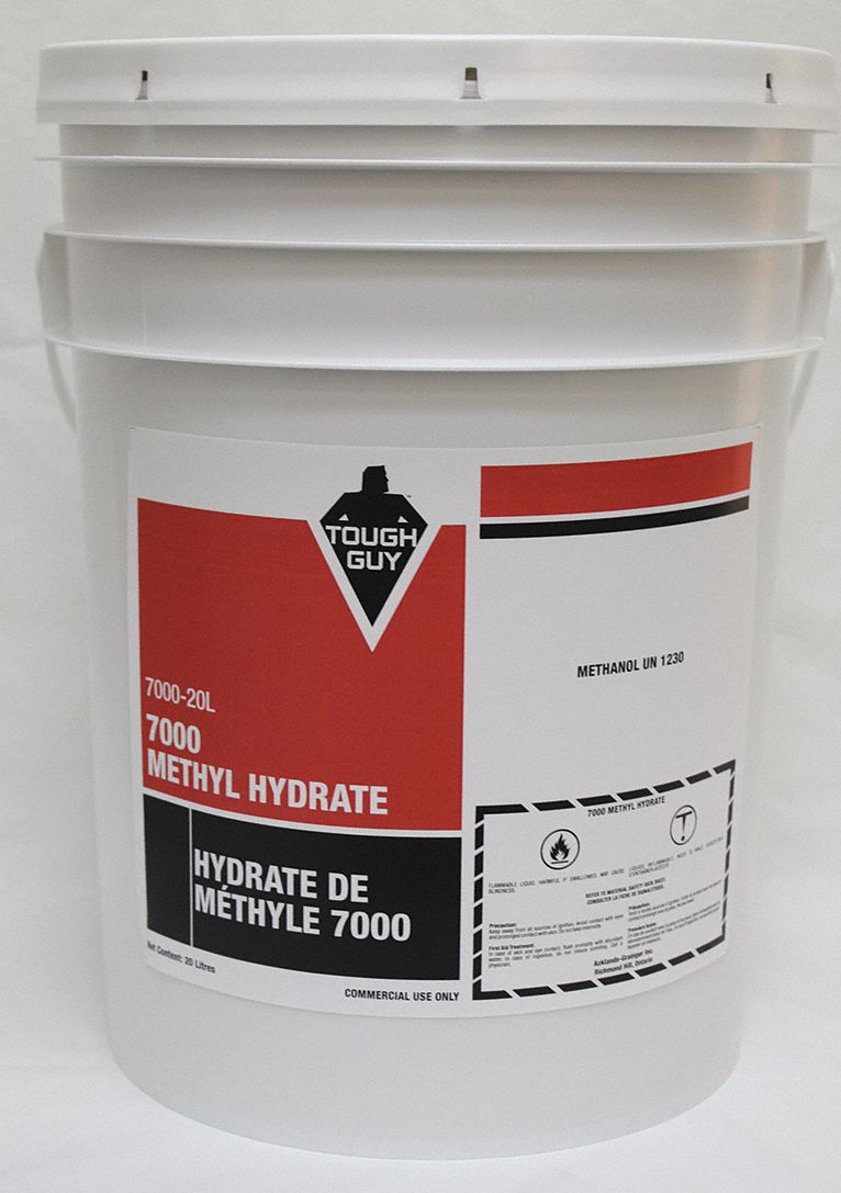 ANTIFREEZE, LIQUID, FREEZING POINT -208.4 ° F, CLEAR, METHYL HYDRATE, 20 L PAIL