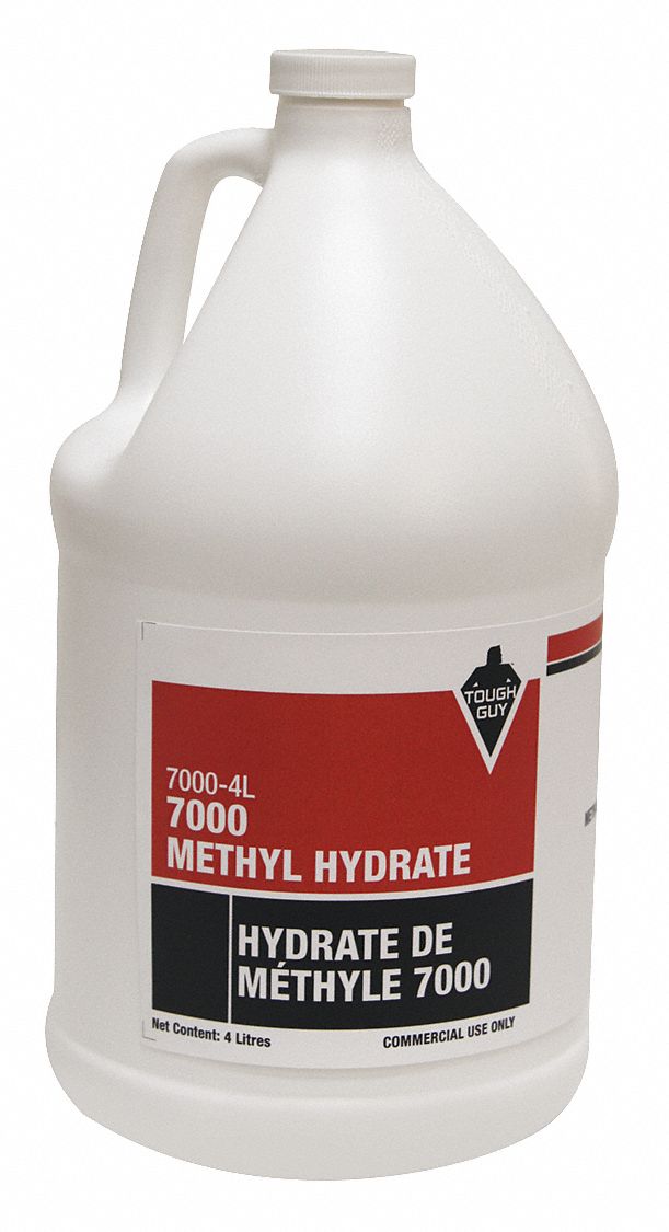 ANTIFREEZE, LIQUID, FREEZING POINT -208.4 ° F, CLEAR, METHYL HYDRATE, 4 L BOTTLE