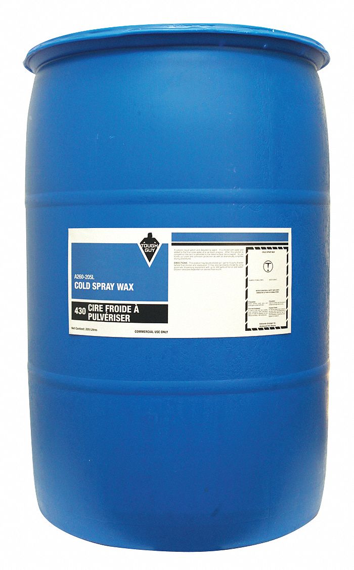 COOLUBE COLD SPRAY WAX, 205 L DRUM