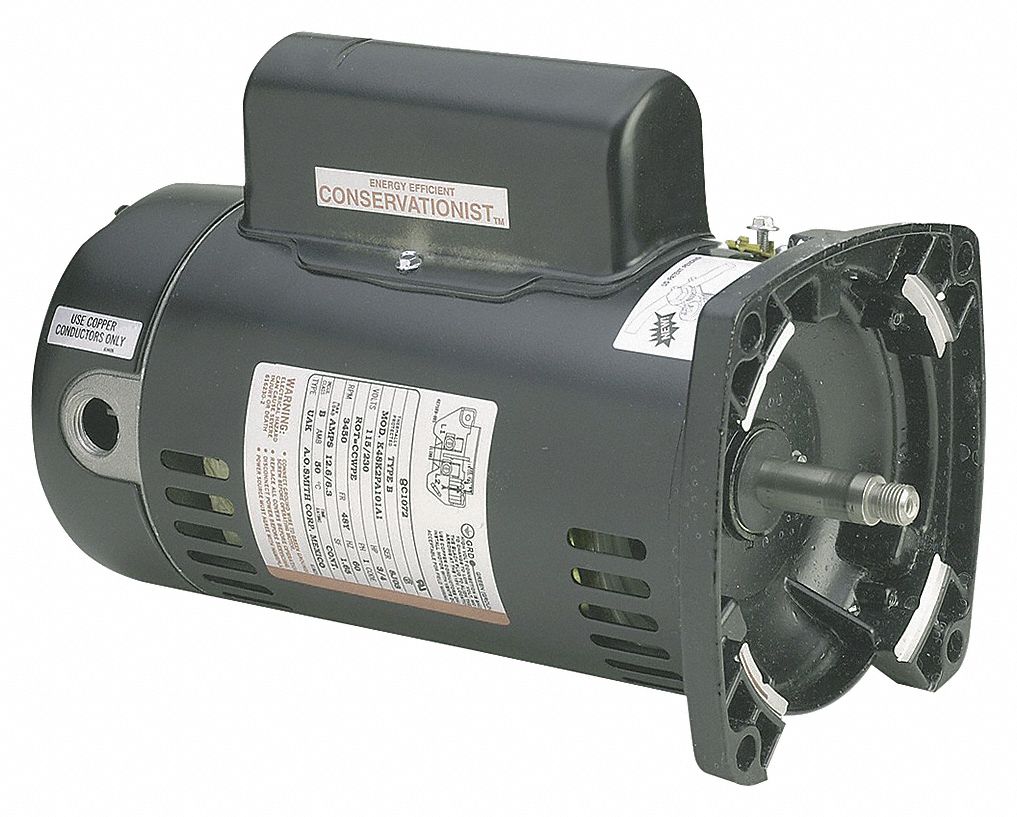 PUMP MOTOR,2 HP,3450,230 V,48Y,ODP