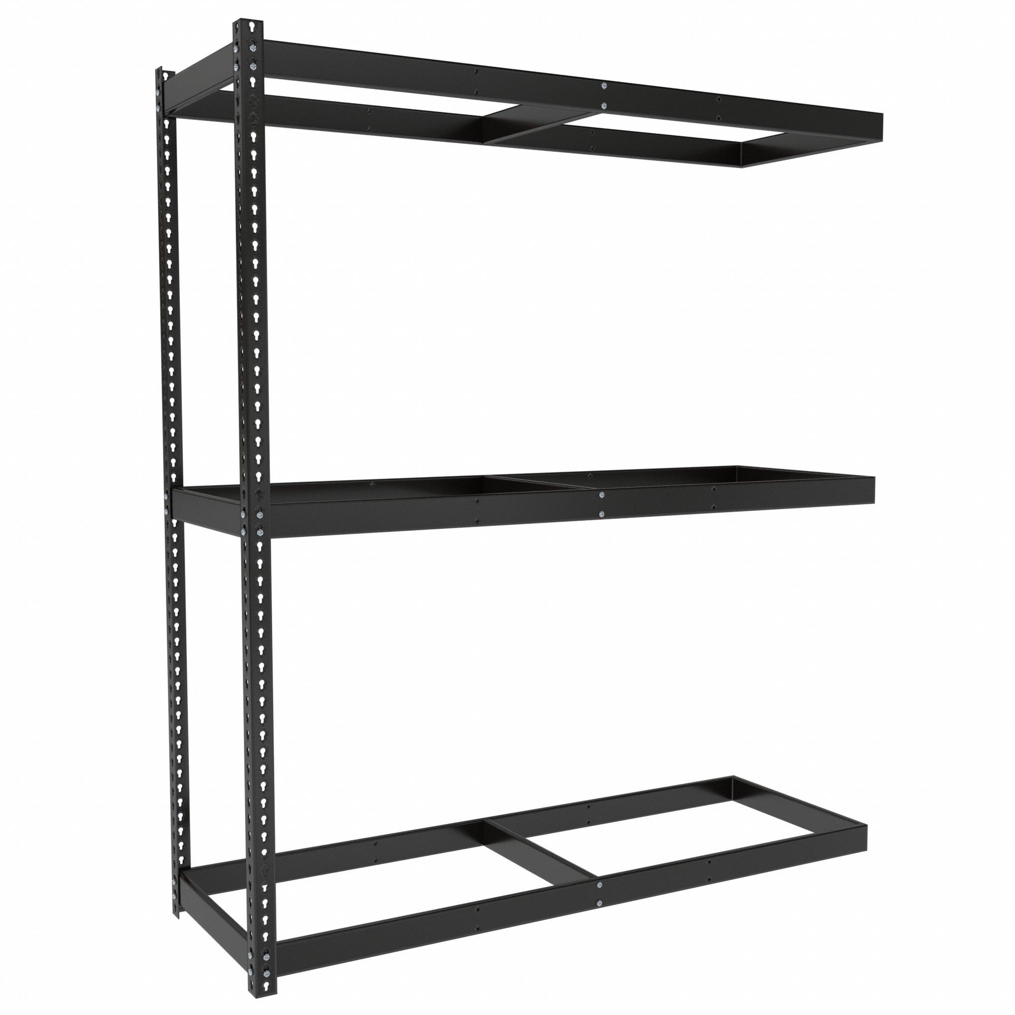 HALLOWELL, AddOn, MediumDuty, Boltless Shelving 14L107DRHC722484
