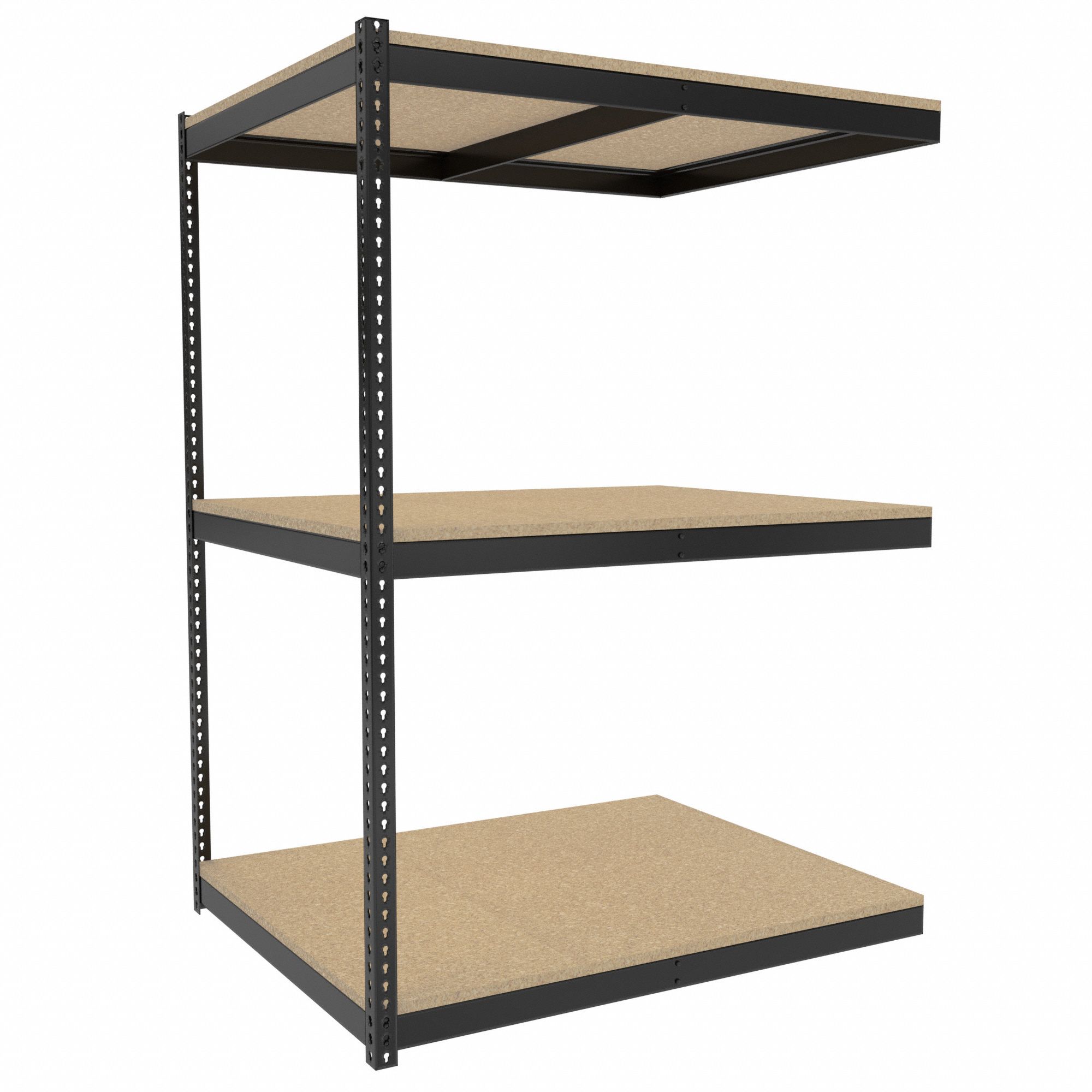 HALLOWELL, AddOn, MediumDuty, Boltless Shelving 14L163DRHC604884