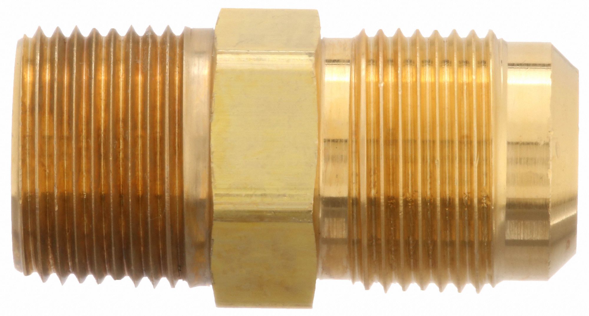 EATON AEROQUIP Hydraulic Hose Adapter, Fitting Material Brass x Brass