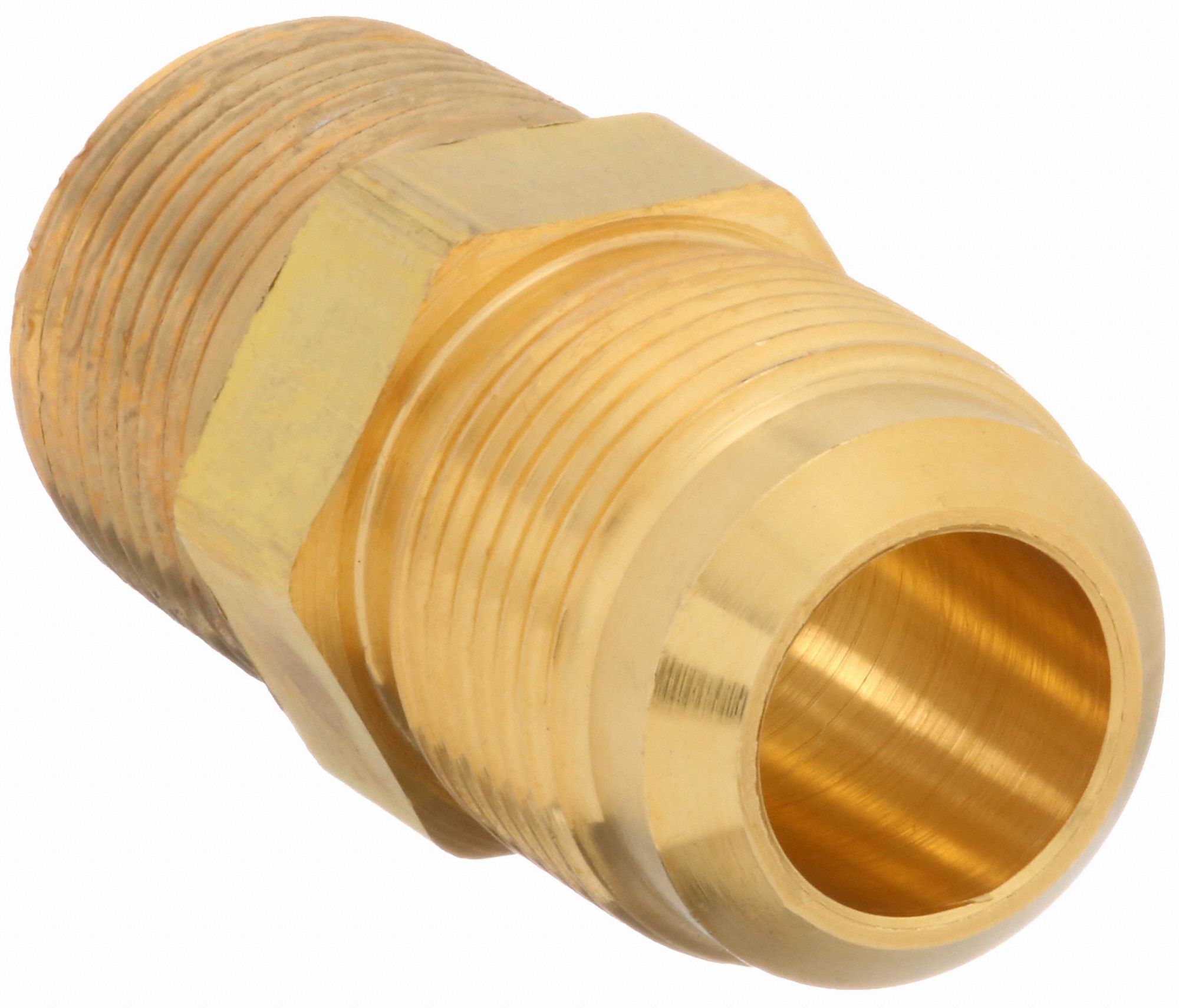EATON AEROQUIP Hydraulic Hose Adapter, Fitting Material Brass x Brass