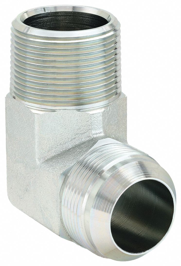 Hydraulic Hose Adapter: 1 1/4 in x 1 1/4 in Fitting Size, Female x Female, NPTF x NPTF, Rigid