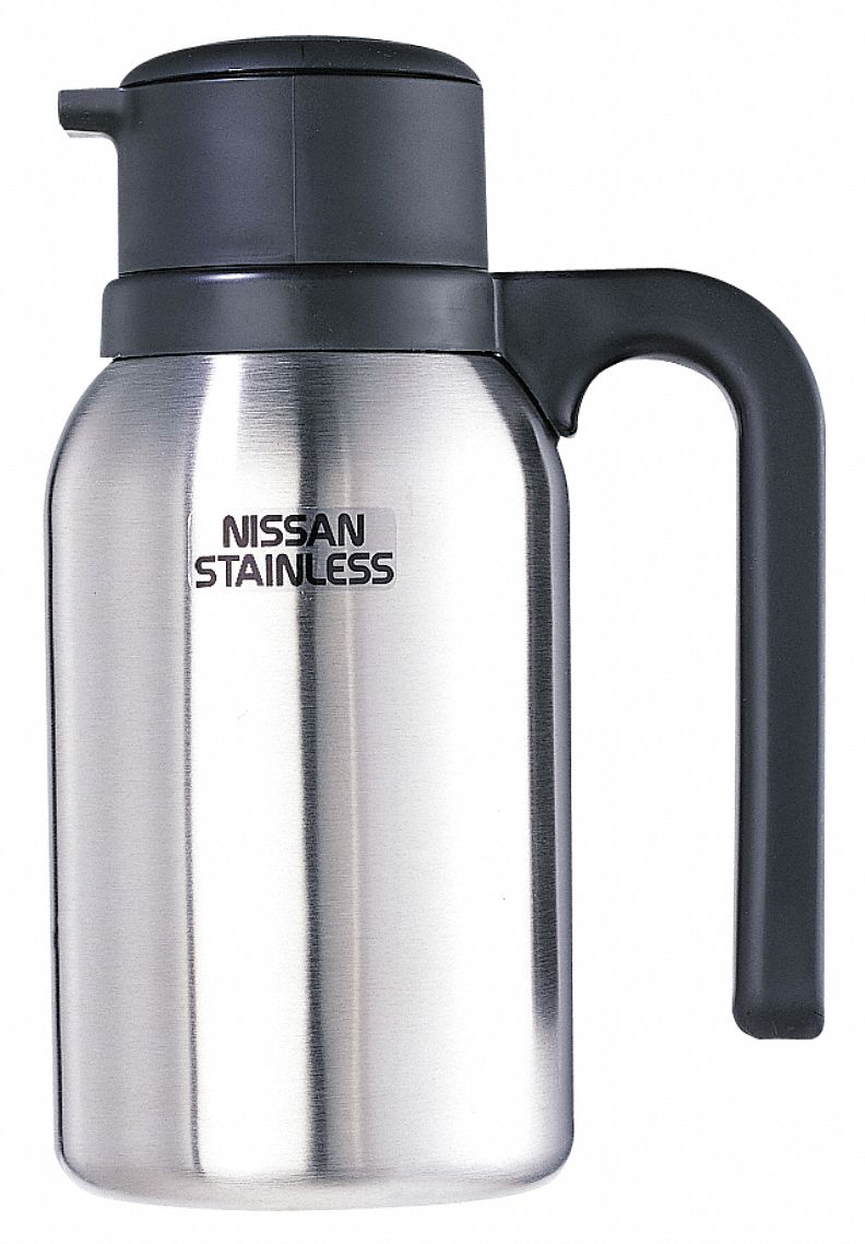 THERMOS, 20 oz Capacity, Stainless Steel, Vacuum Insulated Creamer Carafe 14L893TGB06SC