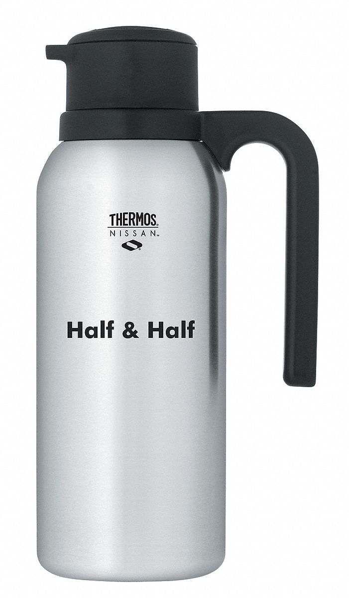 THERMOS, 32 oz Capacity, Silver, Creamer Carafe - 14L895|TGB10SCHH6 ...