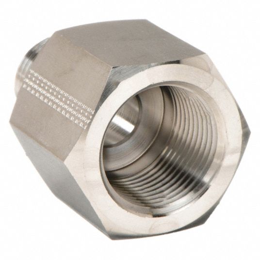 316 Stainless Steel, 3/8 in x 1/4 in Fitting Pipe Size, Reducing