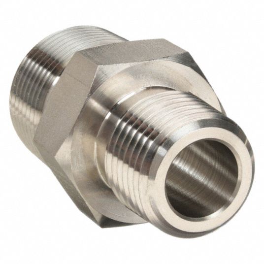 Pipe Reducer: 3/4 x 1/2 Fitting, 316 Stainless Steel