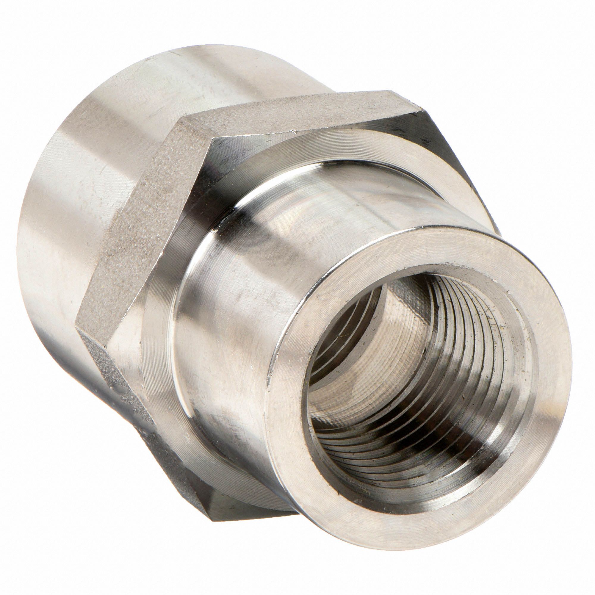 PARKER Hex Coupling 316 Stainless Steel, 3/4 in x 1/2 in Fitting Pipe