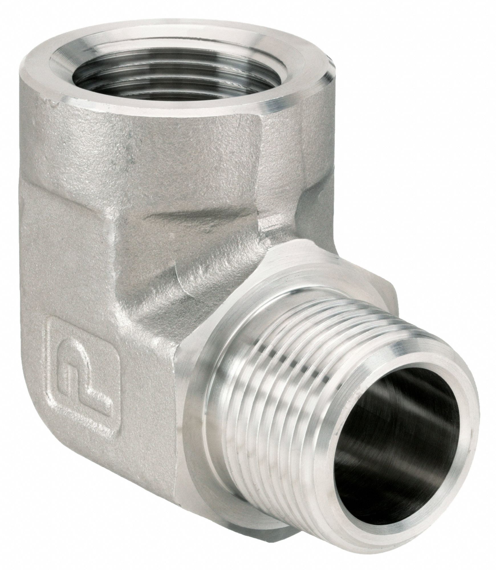 90° Street Elbow: 316 Stainless Steel, 3/4 in x 3/4 in Fitting Pipe Size, Male NPT x Female NPT