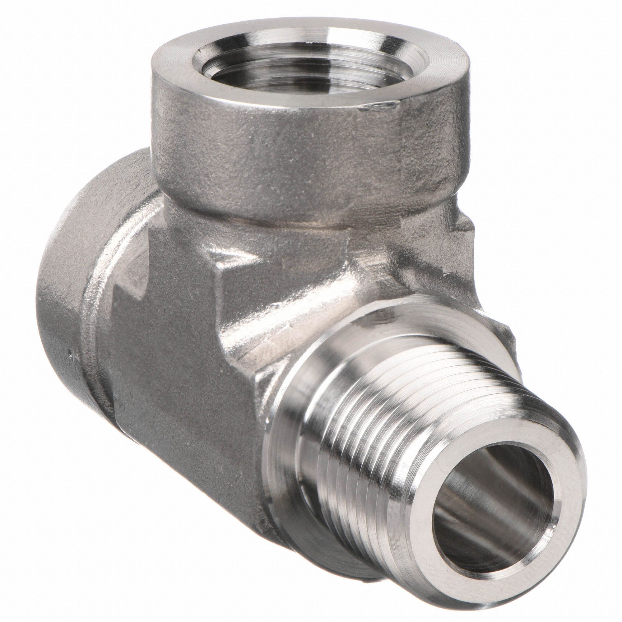 PARKER Street Tee 316 Stainless Steel, 1/4 in x 1/4 in x 1/4 in