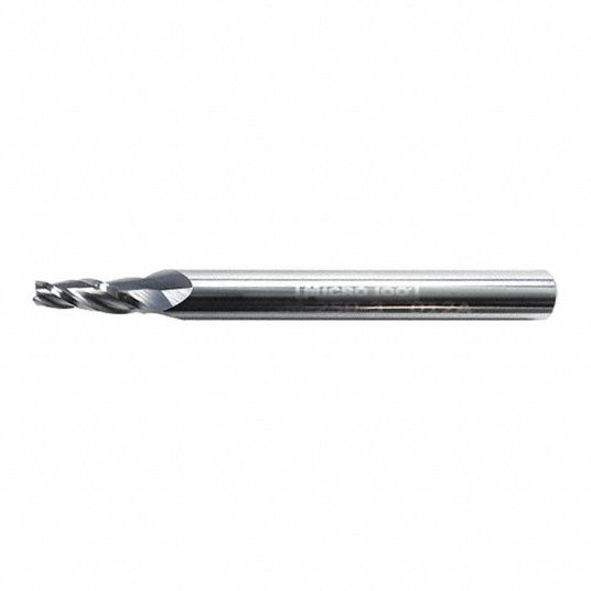 MICRO 100, Carbide, Bright (Uncoated) Finish, Square End Mill 14M901