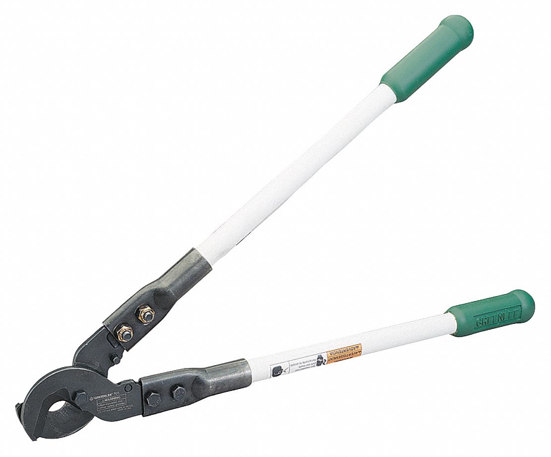 CABLE CUTTER, FIBREGLASS HANDLE, CENTRE, FOR 1,000 KCMIL MAX DIA ALUMINUM ELECTRIC CABLE