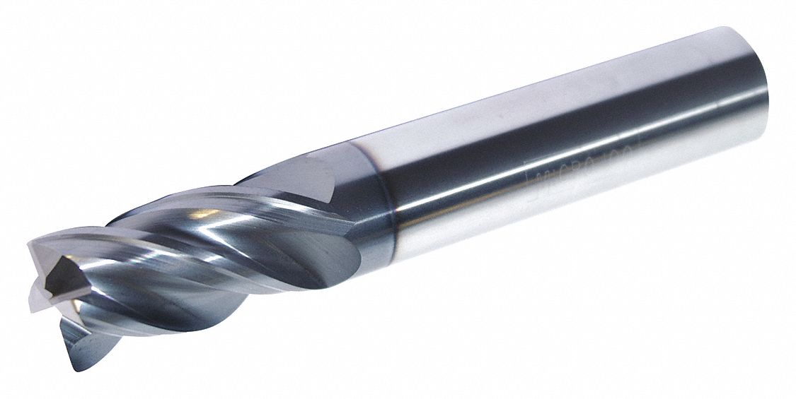 MICRO 100, AlTiN Finish, 4 Flutes, Corner Radius End Mill - 14N006|VHS ...