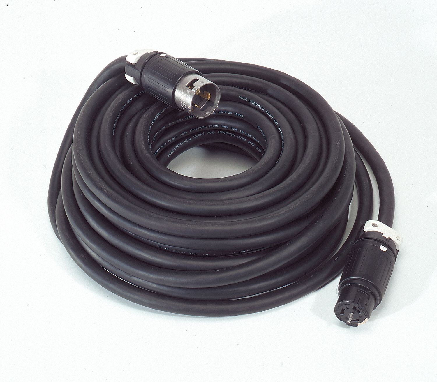 Indoor/Outdoor Extension Cord, 100 ft. Cord Length, 10/4 Gauge/Conductor, 20 Max. Amps