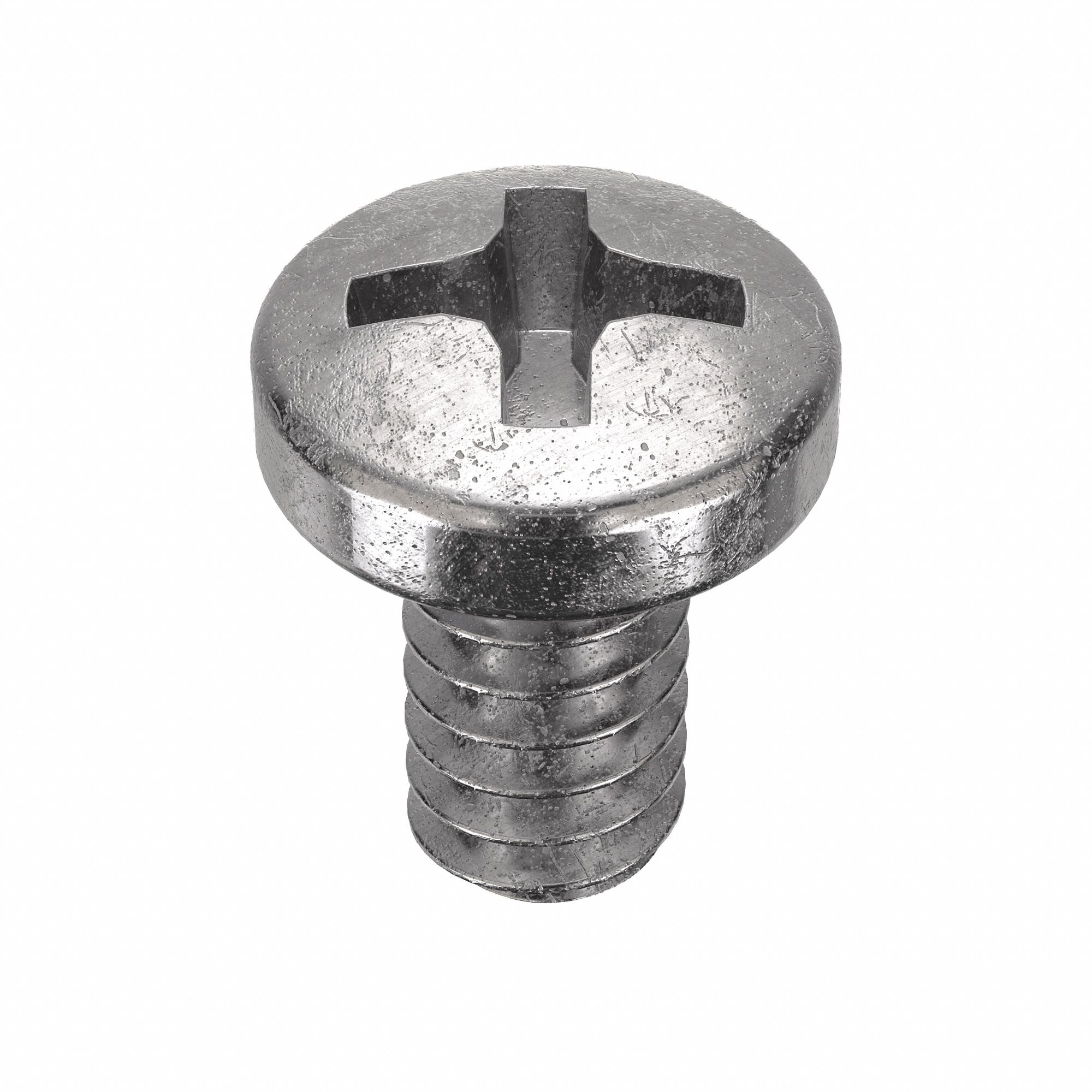 Machine Screw, 6-32x1/4"L, Plain, 100PK