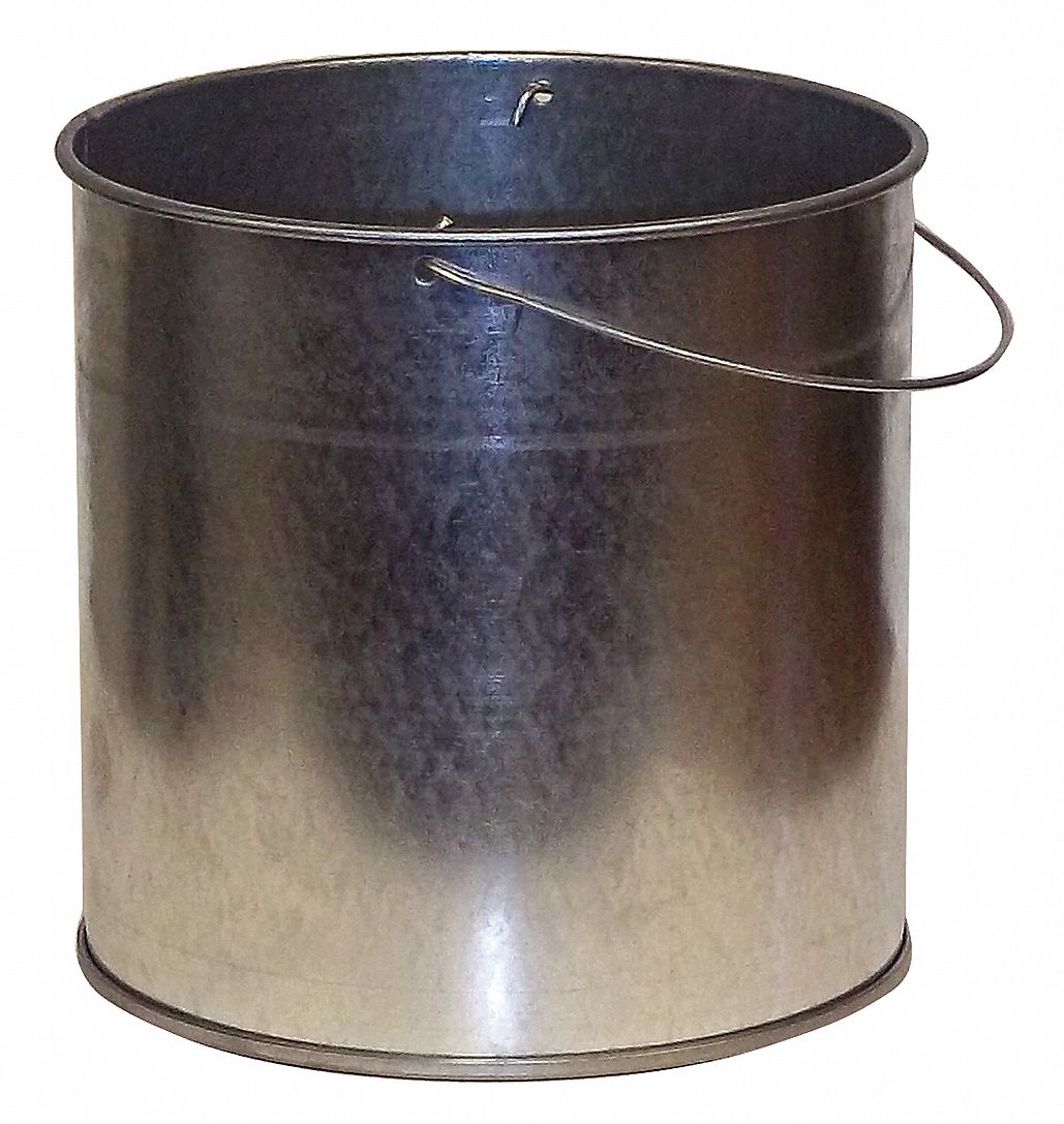 38VY30 - Ash Pail 1 gal. Silver