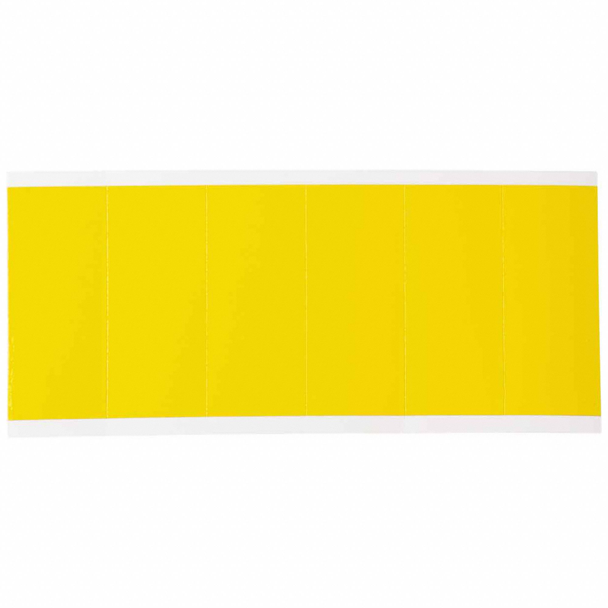 Blank Label: 3 in Character Ht, Indoor Only, Non-Reflective, Gothic, Blank, Die Cut, Uppercase