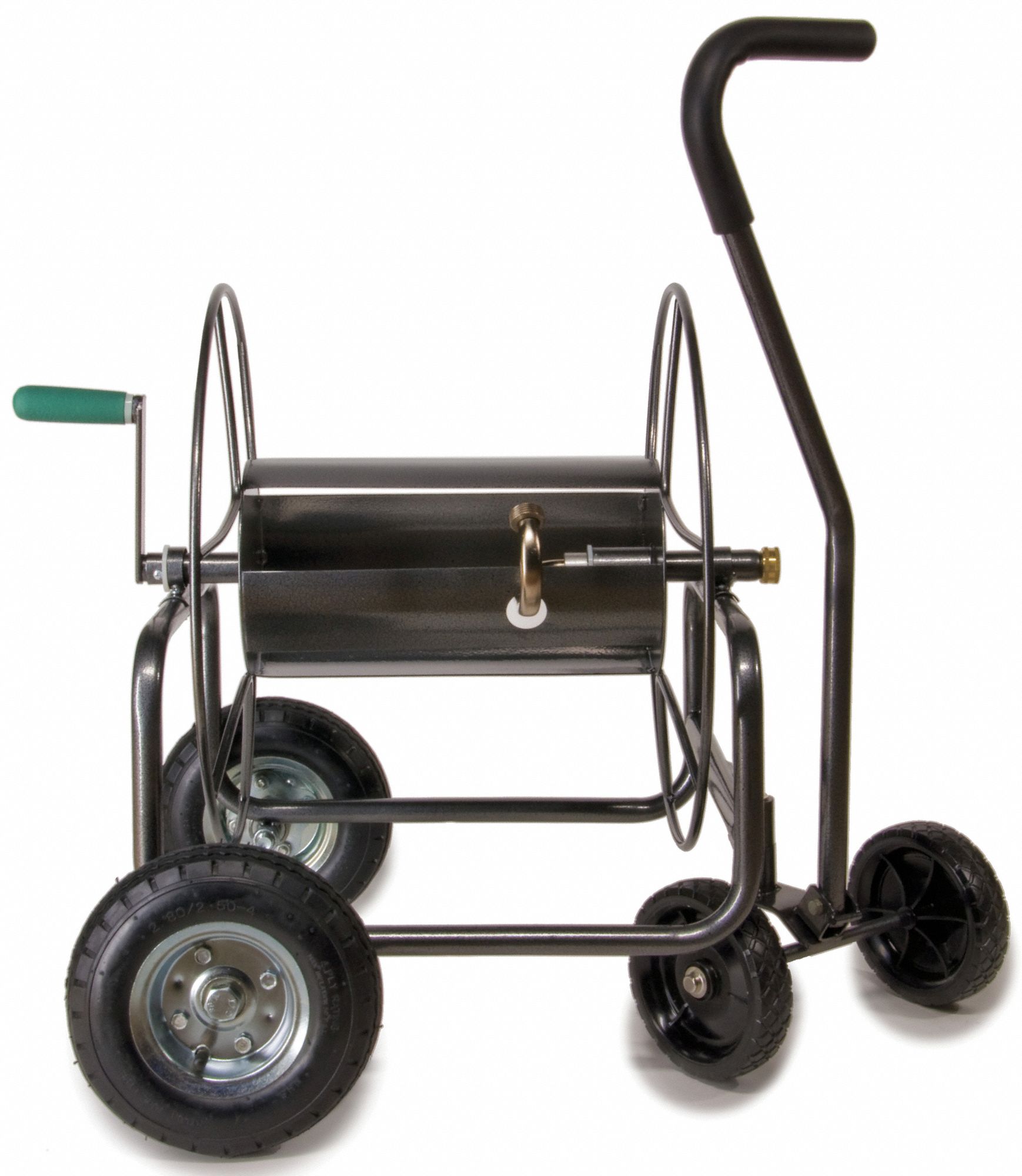 Yard Butler EZ Turn 4-Wheel Hose Cart 
