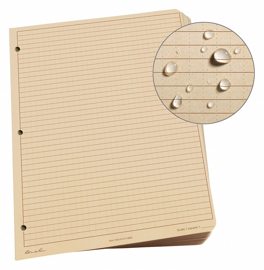 MAXI LOOSE LEAF UNIVERSAL TAN