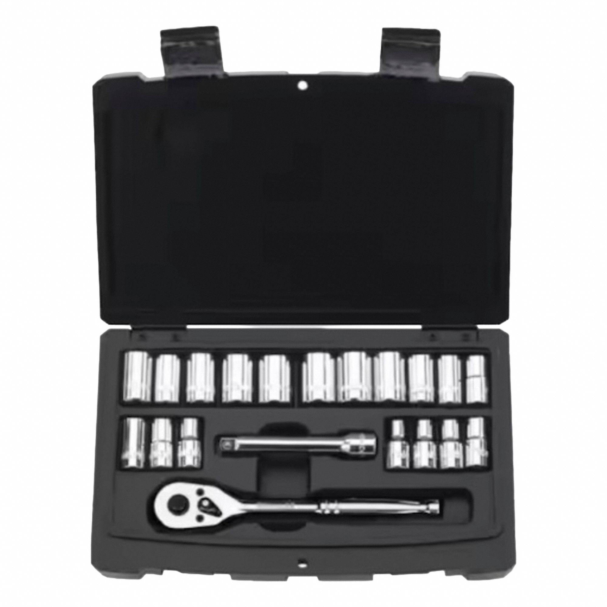 20PC SOCKET SET 1/4 SAE/MM