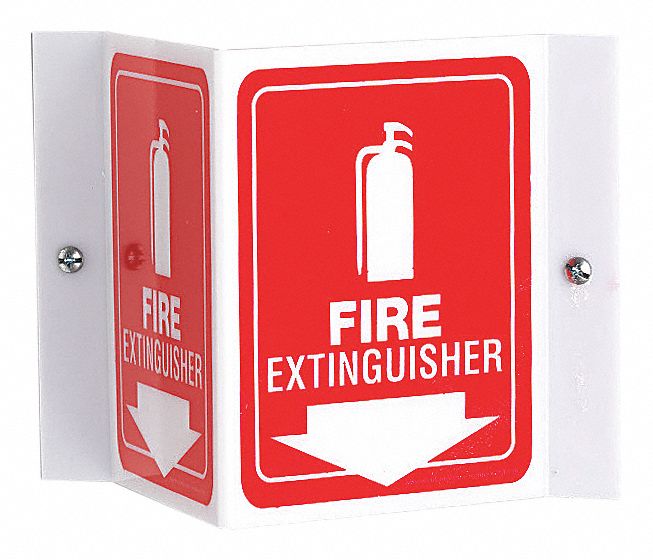 PROJ SIGN 3D 6 X 5 PNL FIRE EXT