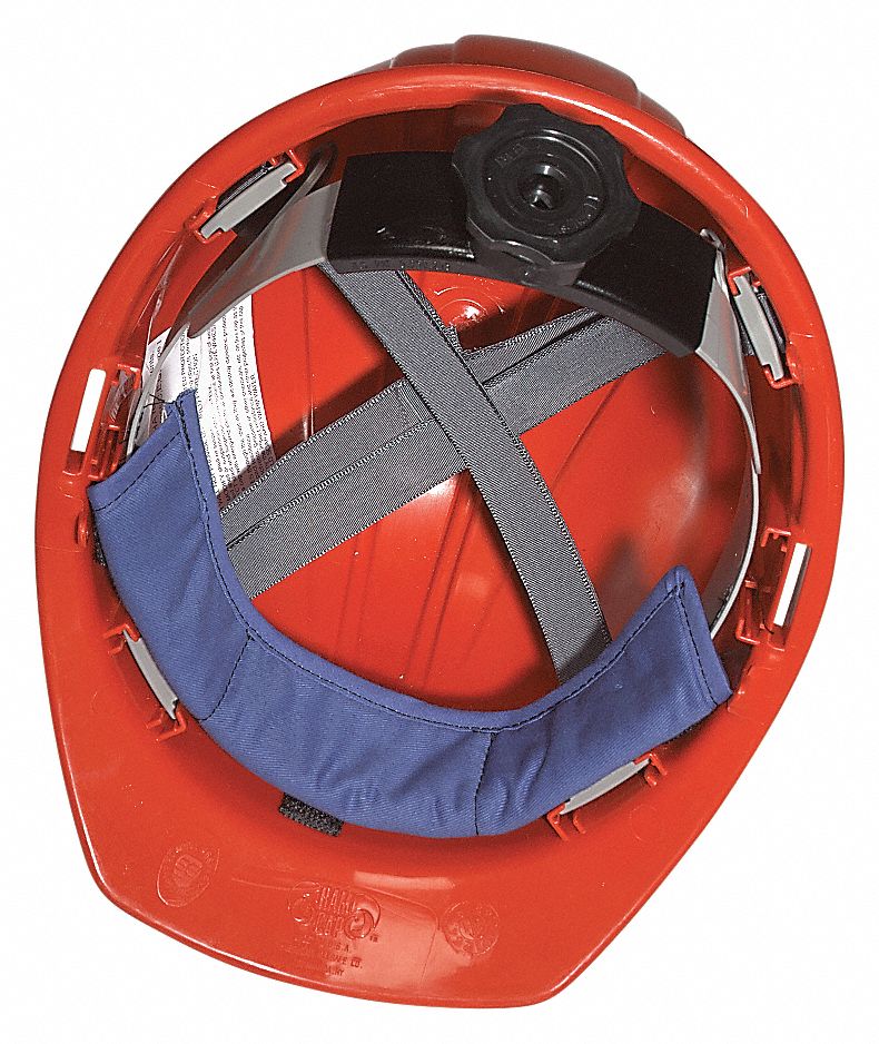 HARD HAT COOLING LINER, 100% COTTON, ROYAL BLUE, ONE SIZE, HOOK-AND-LOOP