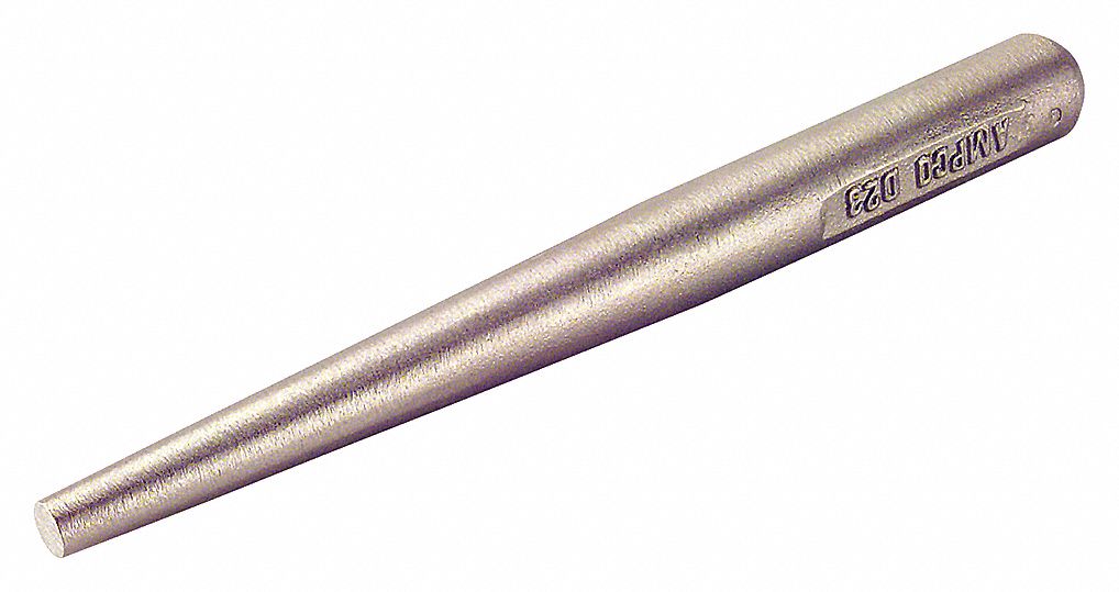 DRIFT PIN, STRAIGHT TYPE, NON-SPARKING, 9/32 IN TIP SIZE, HEXAGON, 11/16 IN SHANK W