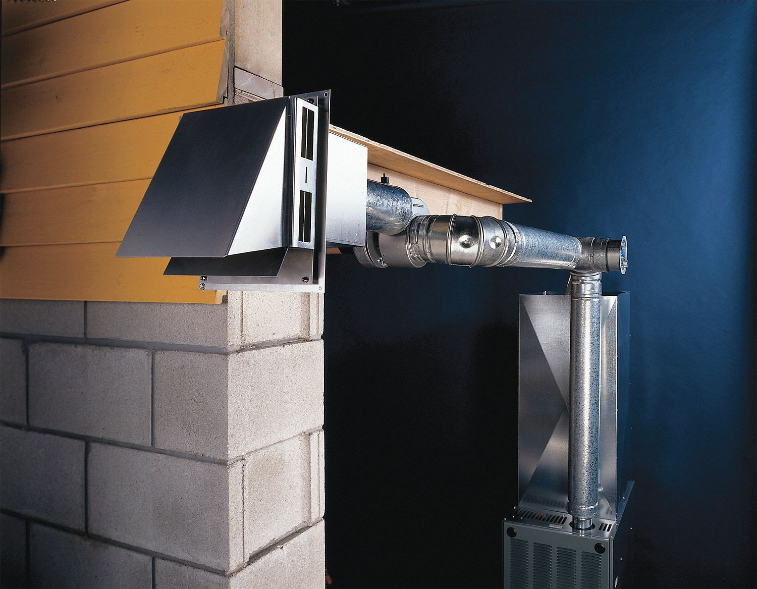 wall flue kitchen vent