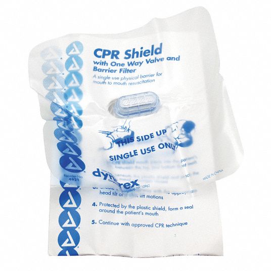 DYNAREX, CPR Shield, Universal, CPR Shield 14U29580201 Grainger
