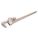 PIPE WRENCH, ALUMINUM BRONZE, 2 1/2 IN JAW CAPACITY, SERRATED, 10 IN OVERALL L, I-BEAM