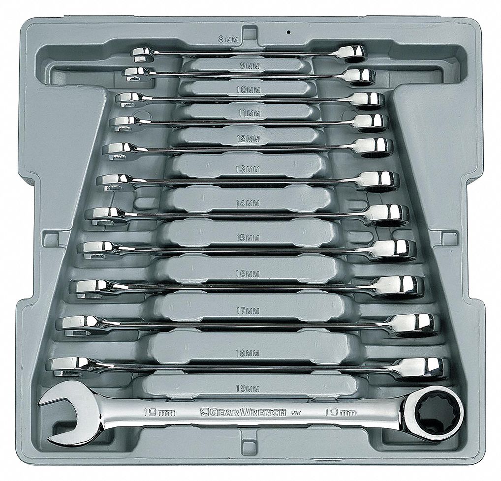 Gearwrench angle store wrench set