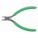 PRO SERIES SERIES OVAL HEAD CUTTER, GREEN HANDLE, STANDARD CUSHION GRIP, 4 IN L