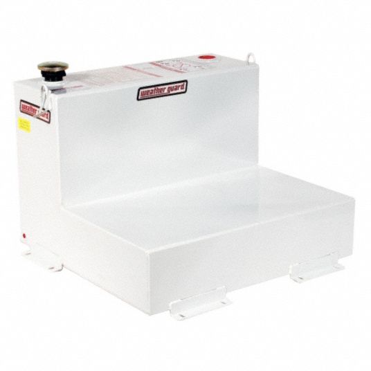 Rectangle Transfer Tank - White Steel