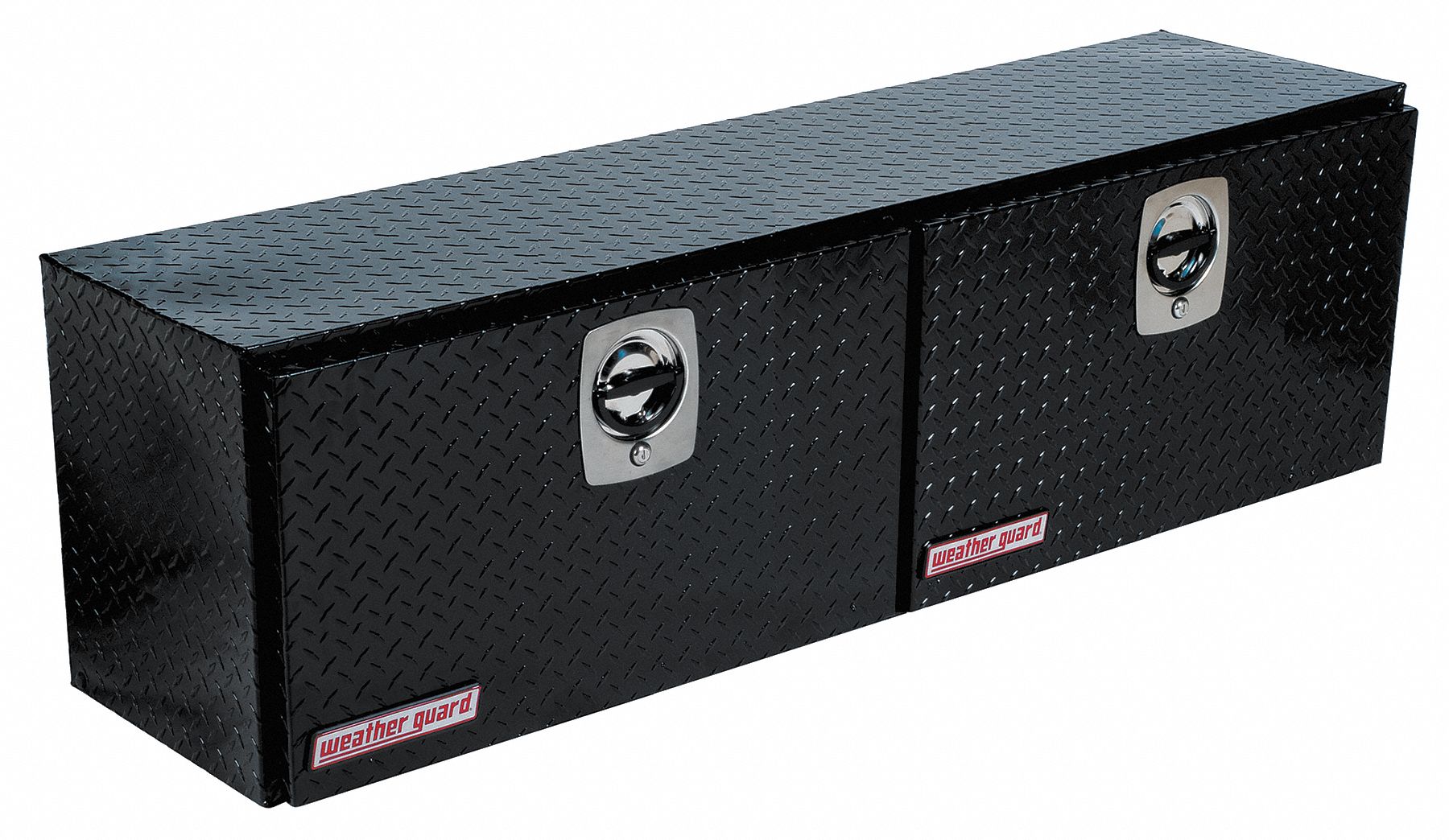 Topside Truck Box: Topside Truck Box, Double Drop-Down Doors Lid, D-Handle, Aluminum