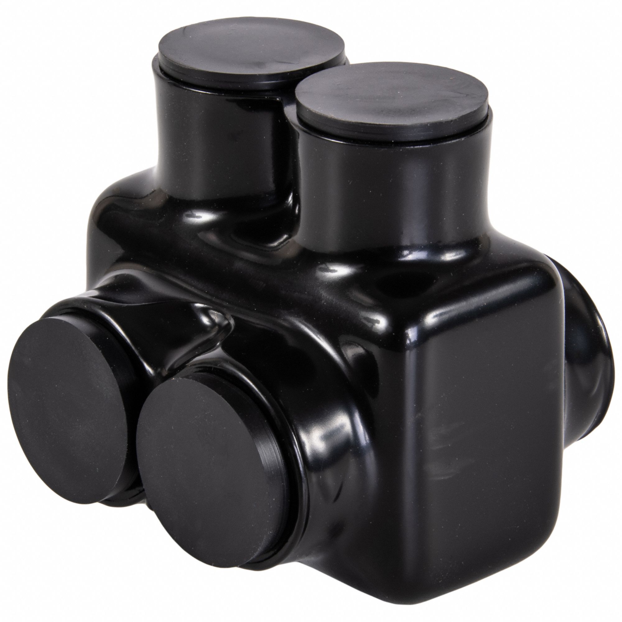 POLARIS Insulated Multitap Connector Black, 2 Ports, 250 kcmil 750