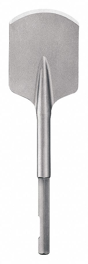 BREAKER & DEMOLITION HAMMER CHISEL, 4 IN HEAD W, 4½ IN L, 21/32 IN SHANK DIAMETER