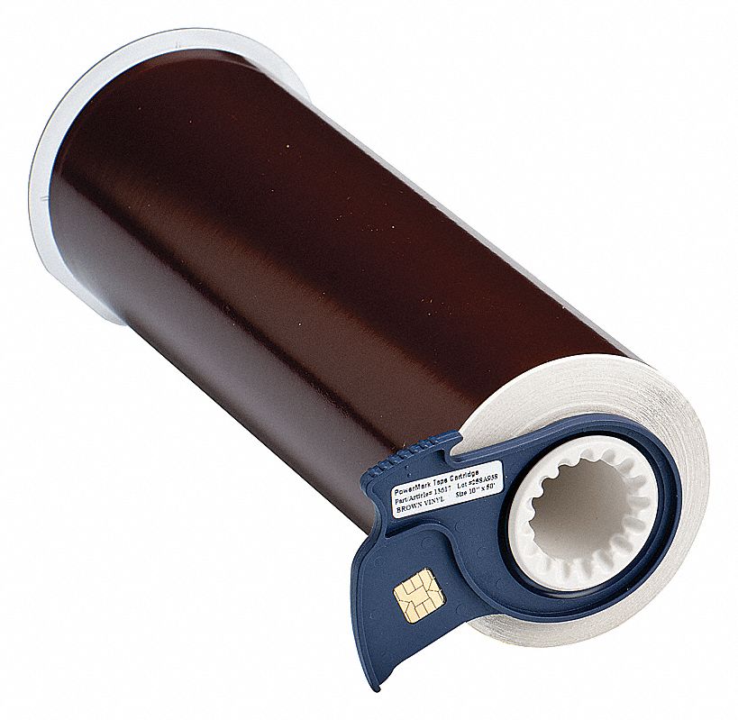 TAPE POWERMRK VINYL BRN 10.125IN