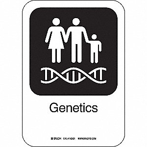 GENETICS 10INHX7INW AL W/TXT