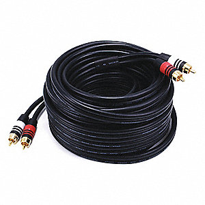 A/V CABLE,2 RCA M/M, 35FT