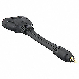 A/V CABLE,3.5MM M/F X2,EXT CBLE,BLK